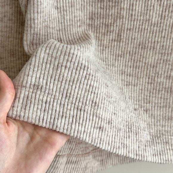 DOLAN Mockneck Long Sleeve Sweater with Keyhole Neckline, Tan, Size XS - Picture 7 of 16